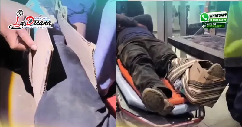 Serenazgo auxilia a joven de 24 años tras sufrir aparatosa caída de una escalera en el mercado Manco Cápac