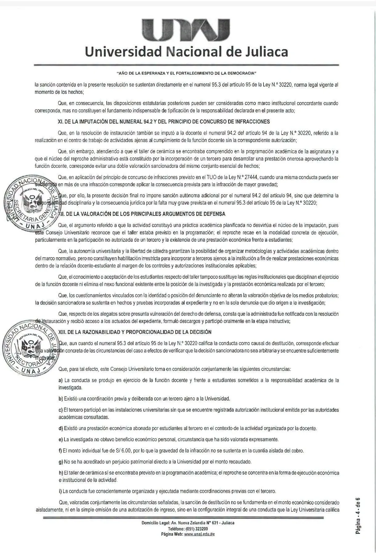UNAJ destituye a docente Diana Pasaca por cobros irregulares a estudiantes