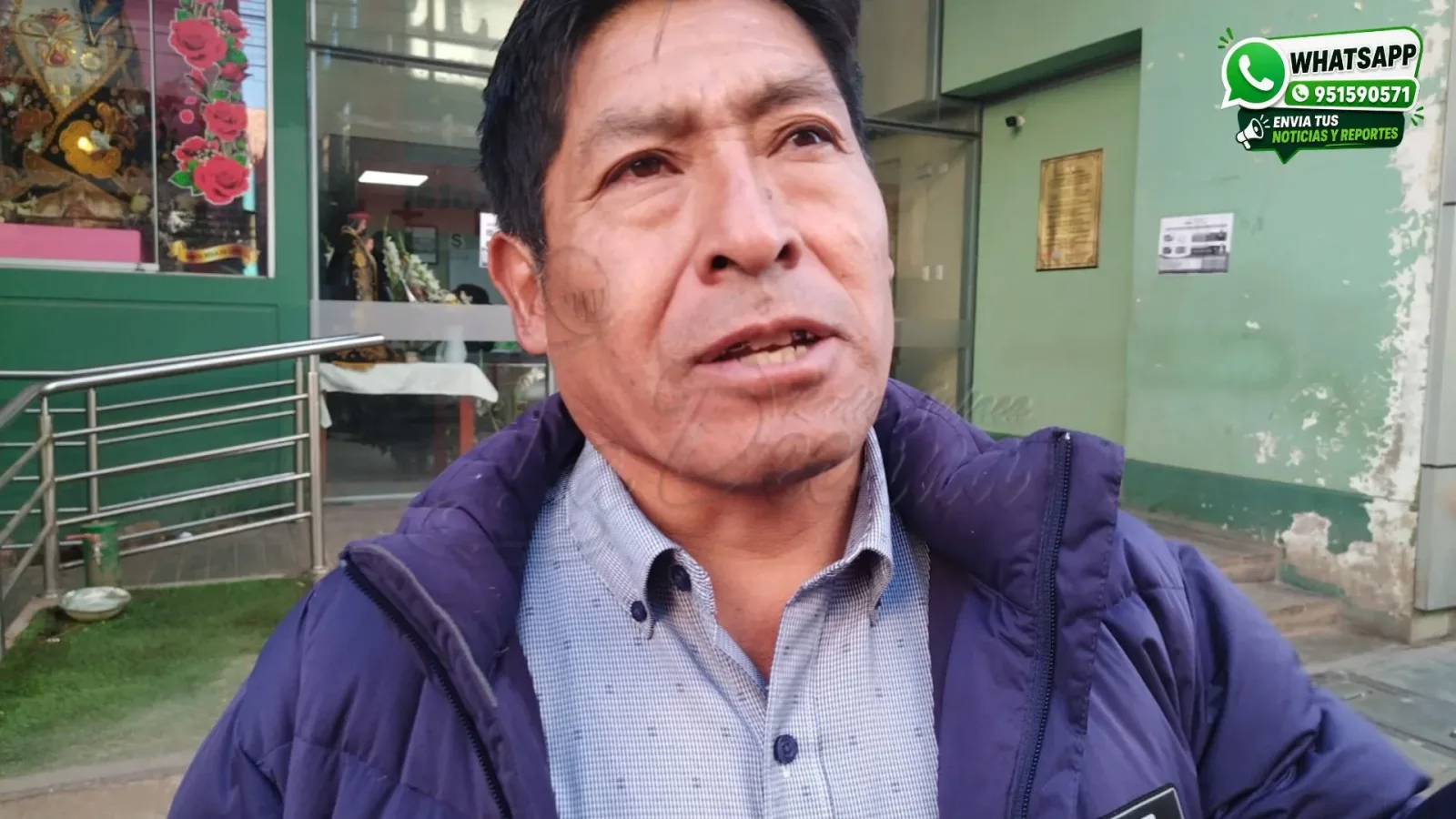 Presidente encargado de las Cuatro Zonas, Juan Zapata Chambilla