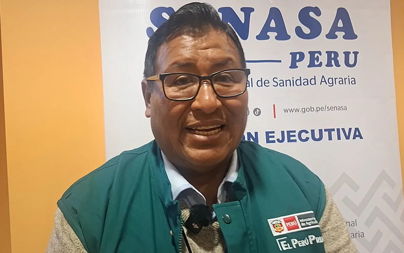 Funcionario SENASA