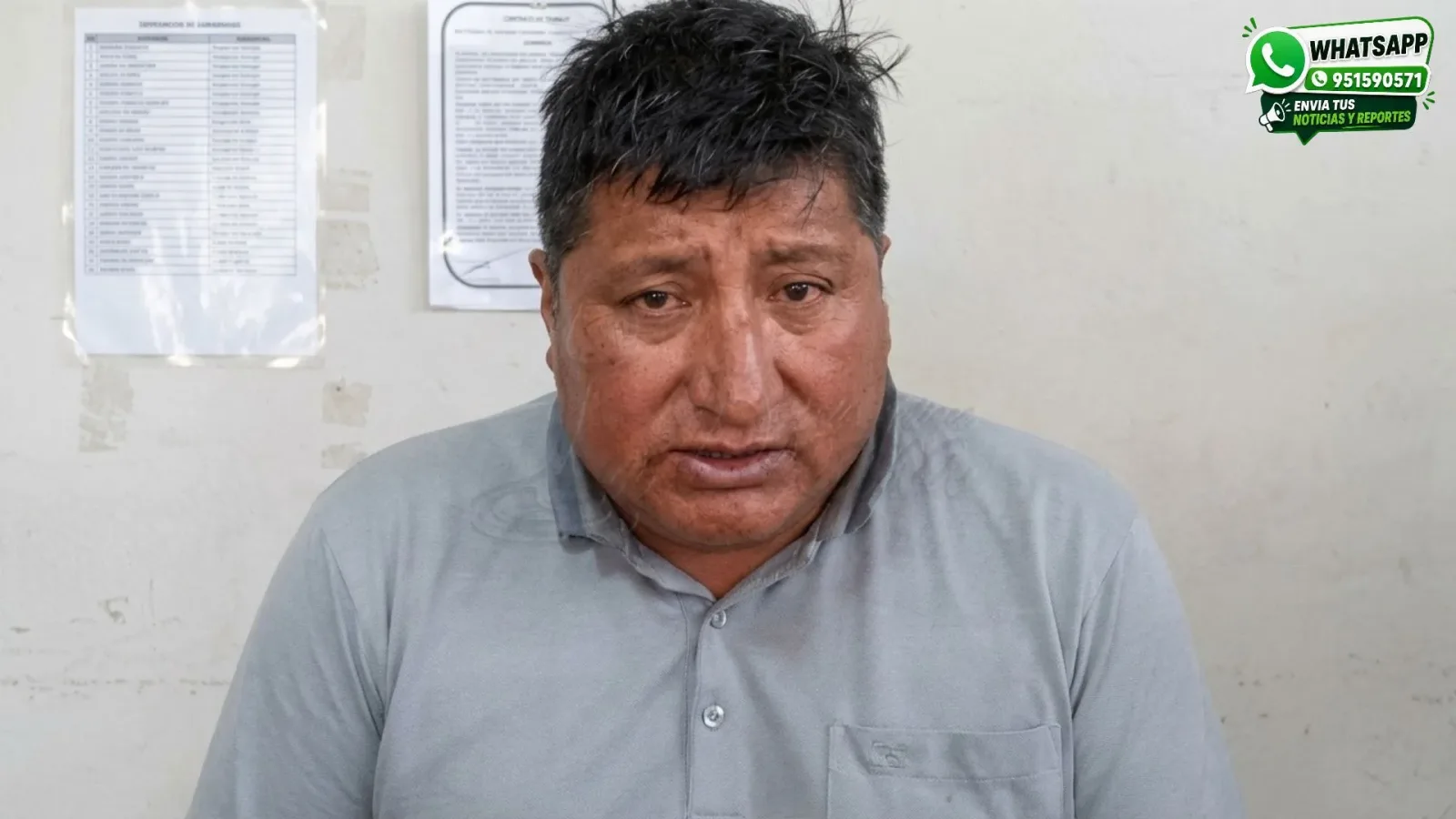 Charles Octavio Mamani Díaz alcalde del centro poblado de Tuquina