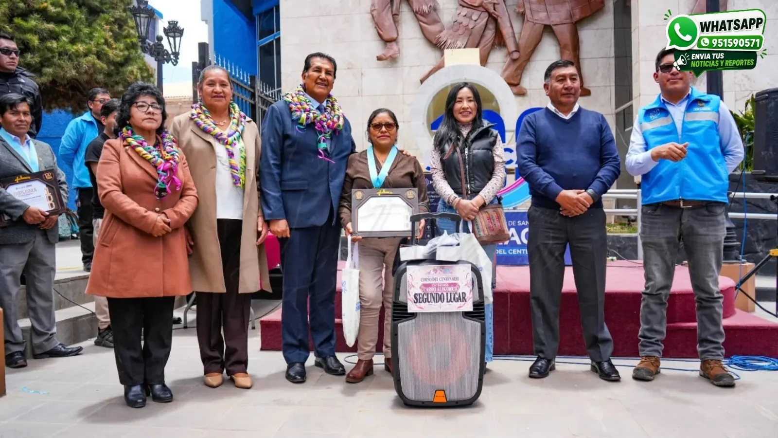 Premian a ganadores del Corso de la Integración Andina 2026 por el centenario de San Román