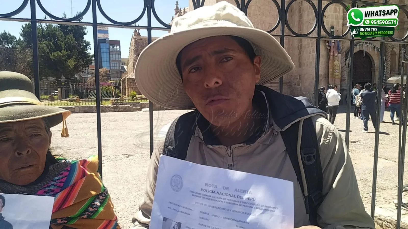 Familiares buscan a Tito Ronald Parqui Quispe, desaparecido tras acudir a votar en Arapa