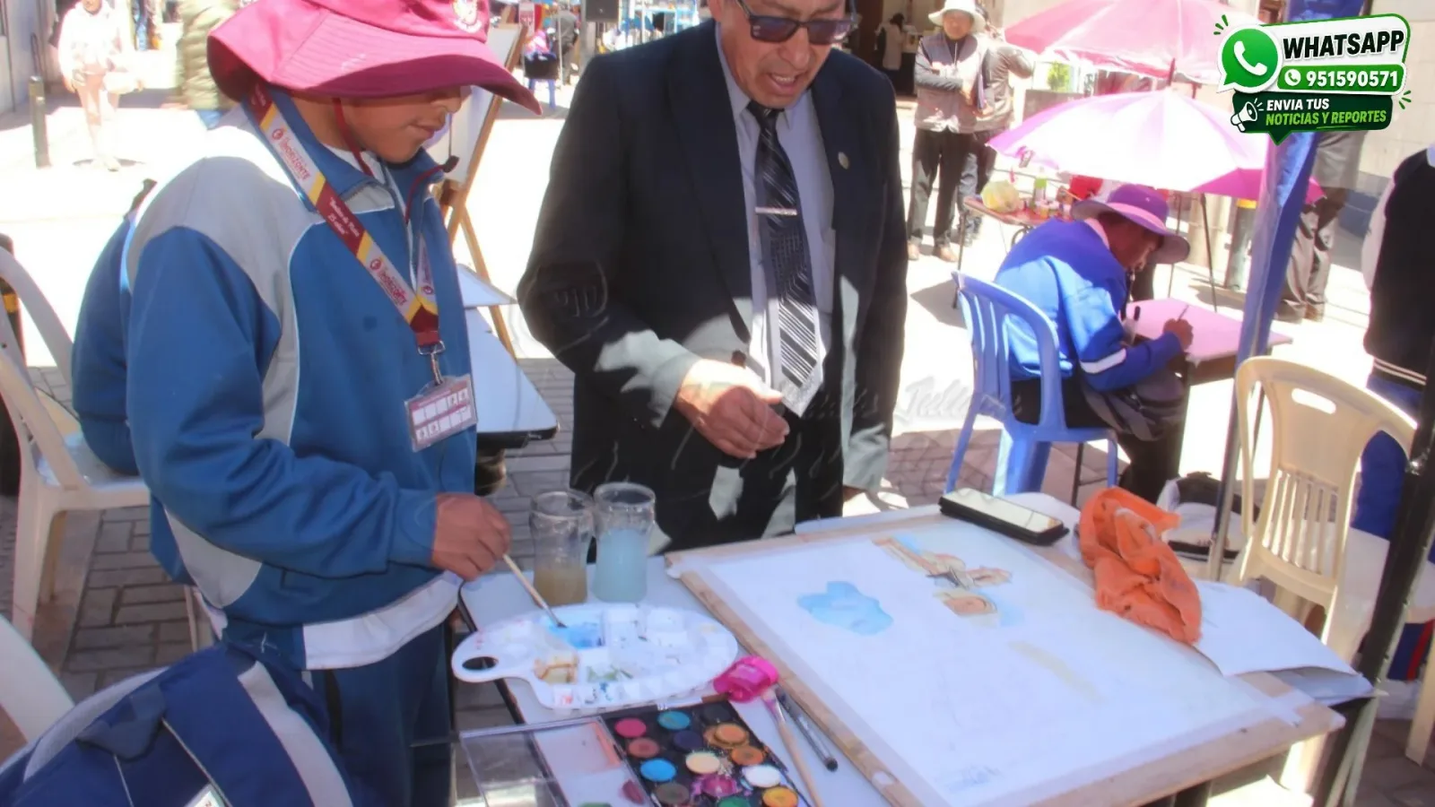 Más de 70 estudiantes participaron en el III Concurso Regional de Pintura por el centenario de San Román