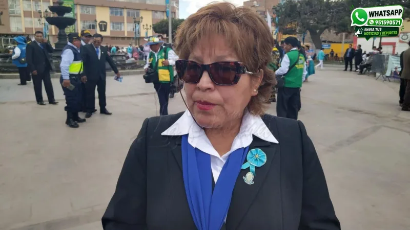 Gerente de la Beneficencia, Juana Pilco Escobedo