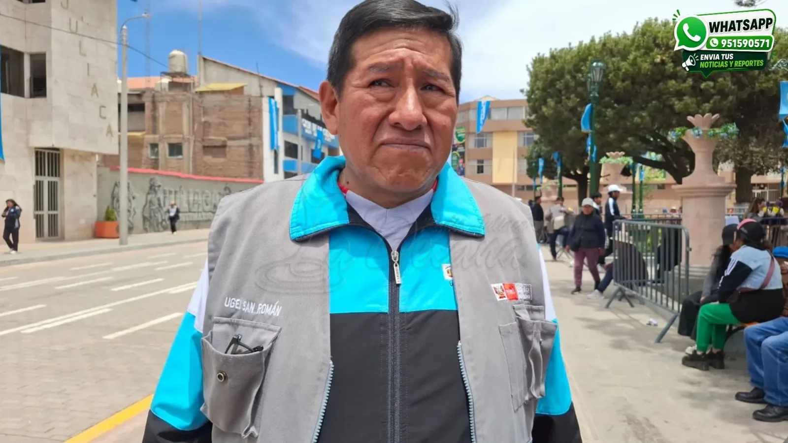 Pedro Quispe Cari, especialista del área de Ciencias Sociales y Educación de la UGEL San Román