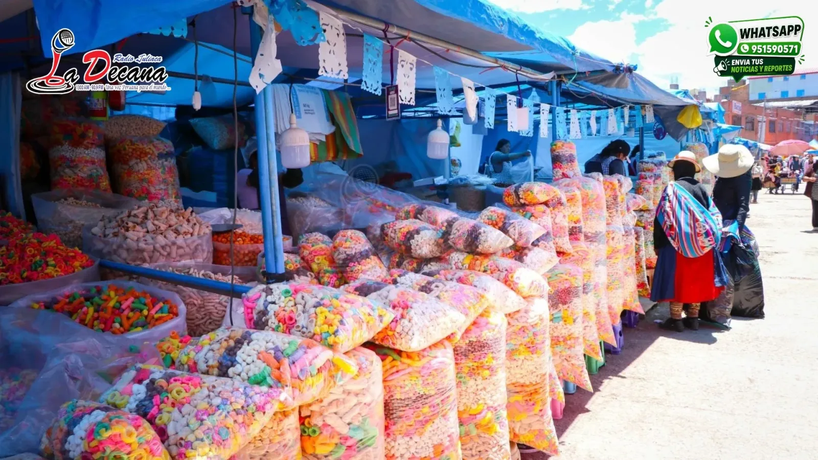 Detectan tantawawas y galletas expuestas a insectos en la avenida ferial