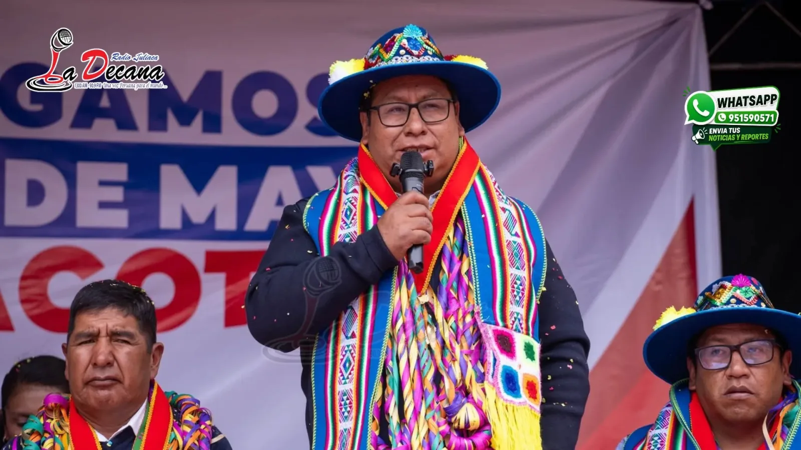 consejero por la provincia de San Román, Percy Quispe Miranda,