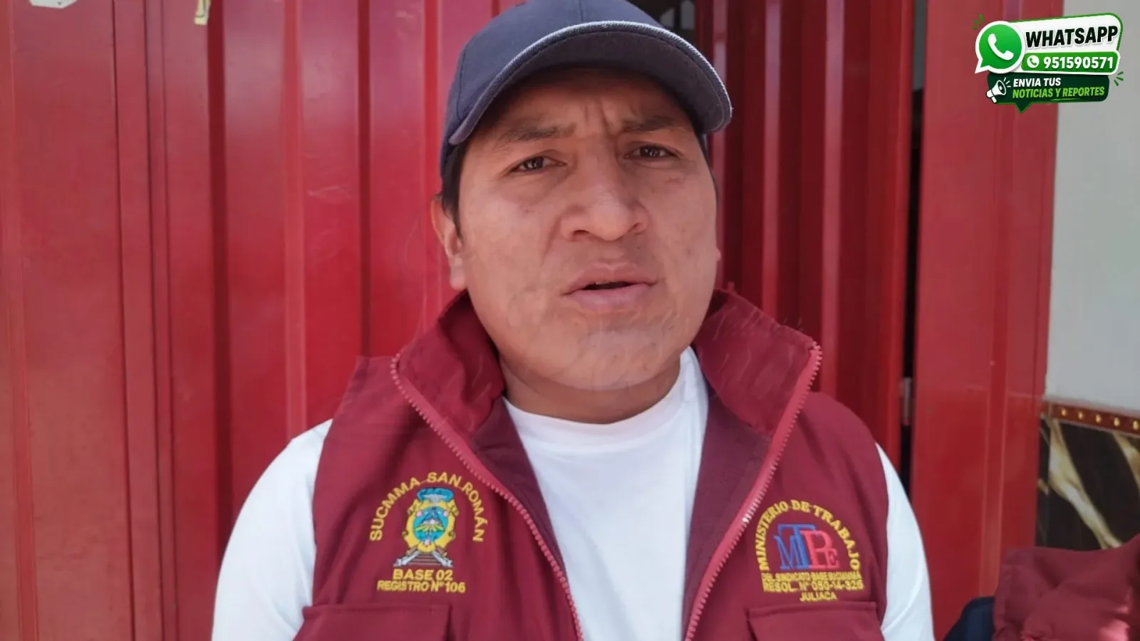 Secretario-general-del-SUCMMMA-San-Román-Juliaca-Guibber-Jensin-Laura-García