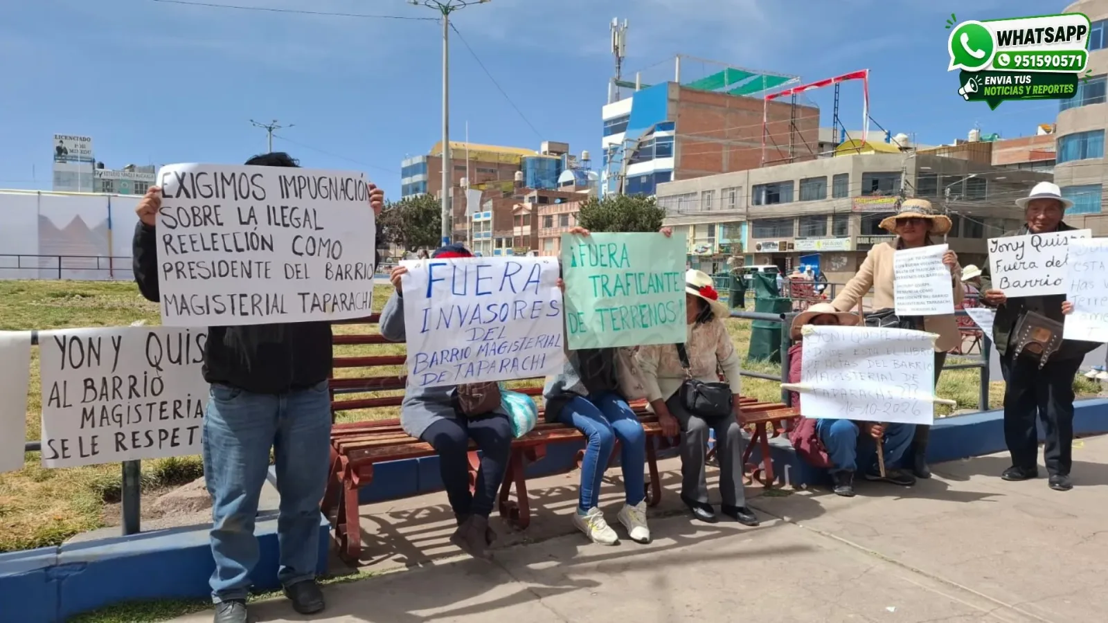 Vecinos del barrio Magisterial Taparachi denuncian presunta venta irregular de terrenos y exigen cambio de directiva