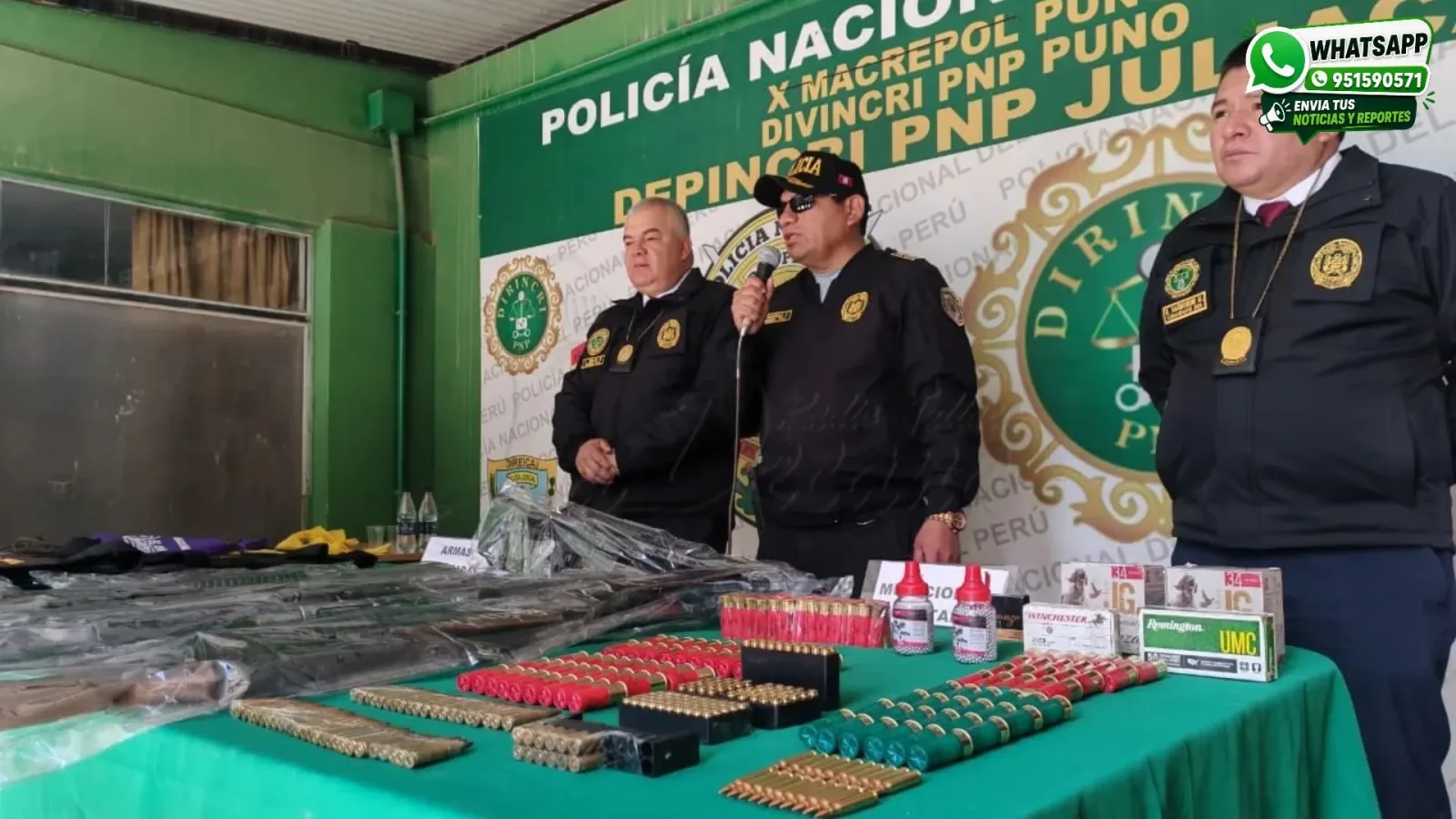 PNP desarticula presunta banda criminal “Los Malditos de Leviatán” e incauta 17 armas en La Rinconada