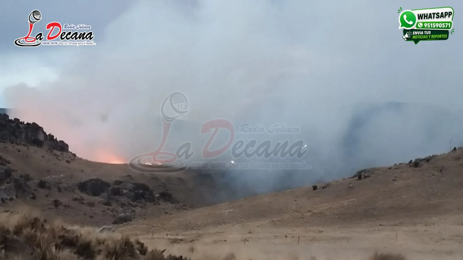 Incendios forestales en Lampa