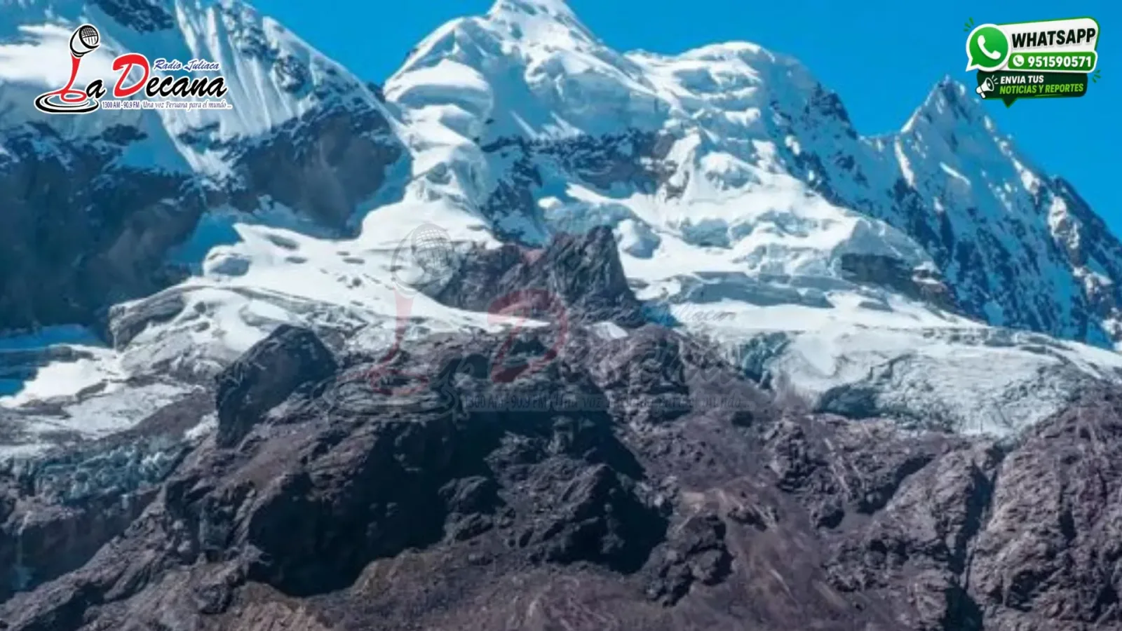 Santa Rosa alerta sobre retroceso de glaciares del Vilcanota y secado de puquiales