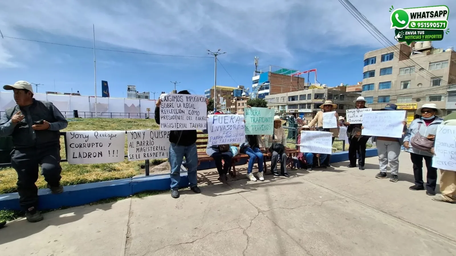 Vecinos del barrio Magisterial Taparachi denuncian presunta venta irregular de terrenos y exigen cambio de directiva