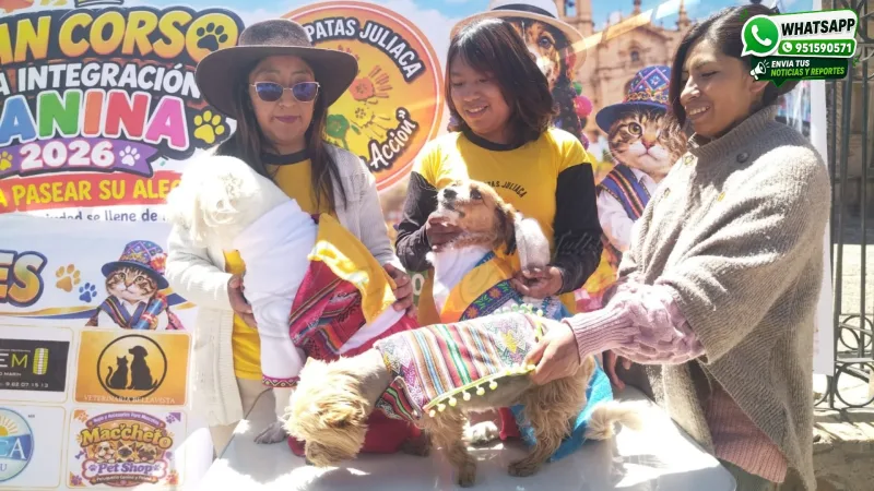 Hilda Huayapa Sánchez, integrante de Entre Patas Juliaca