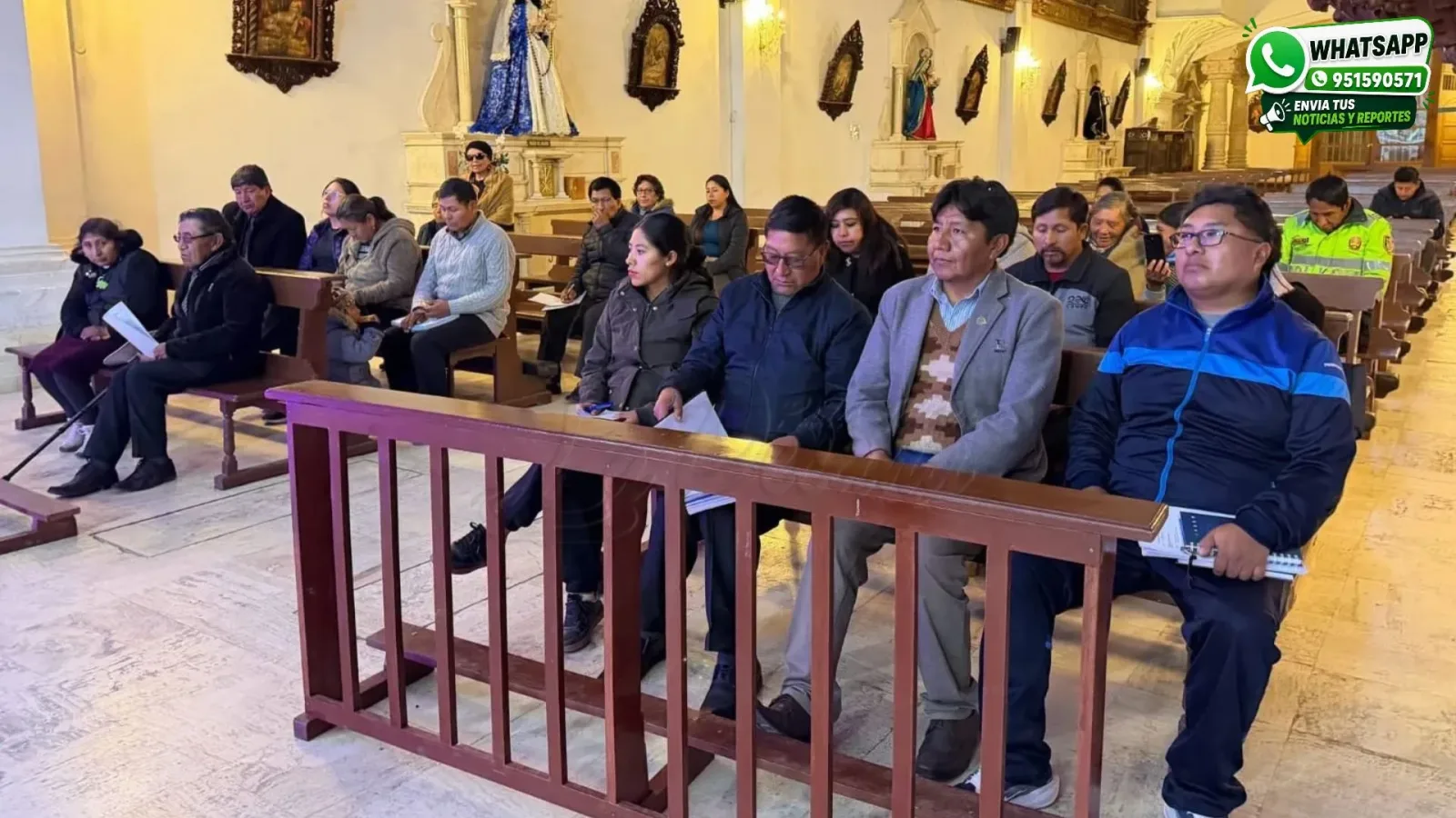 Lampa coordina medidas de seguridad y organización para la Festividad de la Inmaculada Concepción 2026