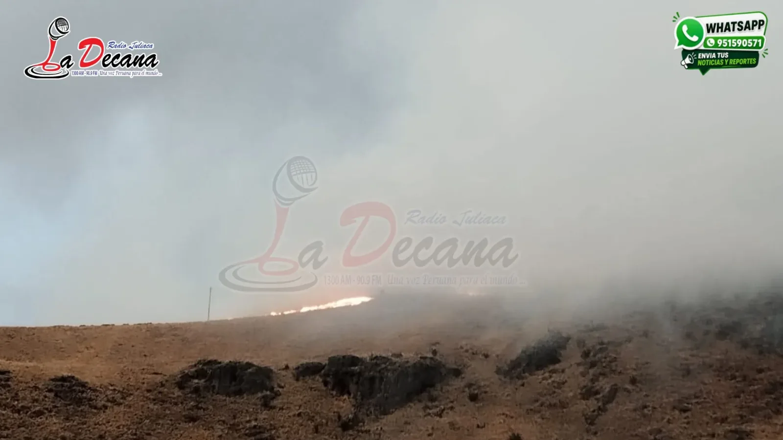Incendios forestales en Lampa