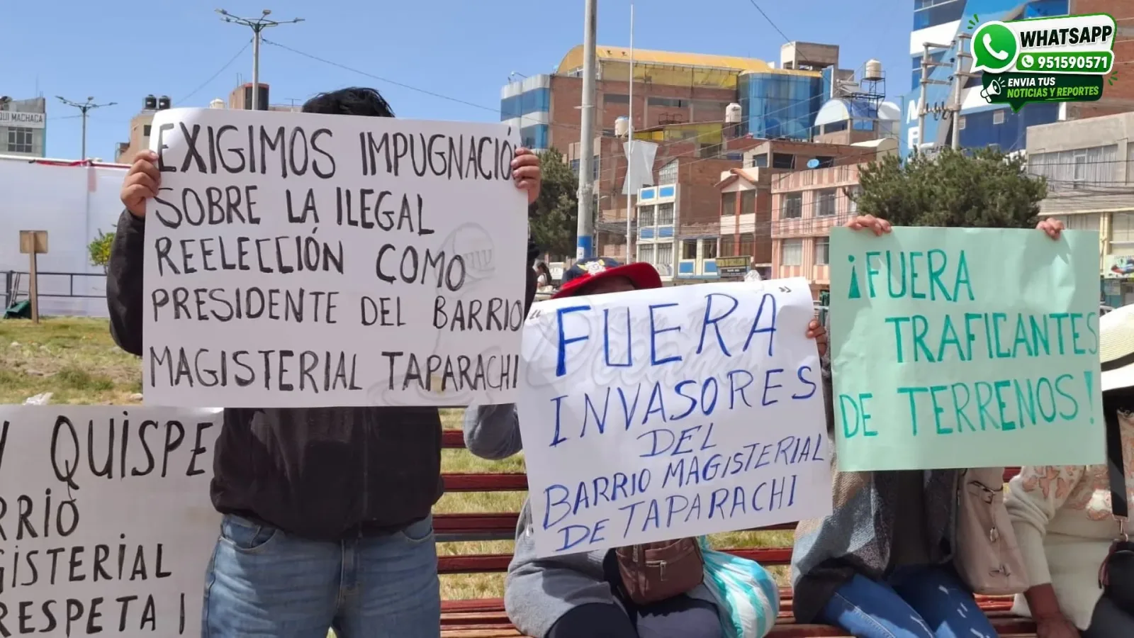 Vecinos del barrio Magisterial Taparachi denuncian presunta venta irregular de terrenos y exigen cambio de directiva