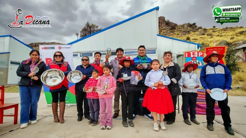 Entregan equipos de cocina y vajilla a colegio de Rivera de Coylata para mejorar alimentación escolar