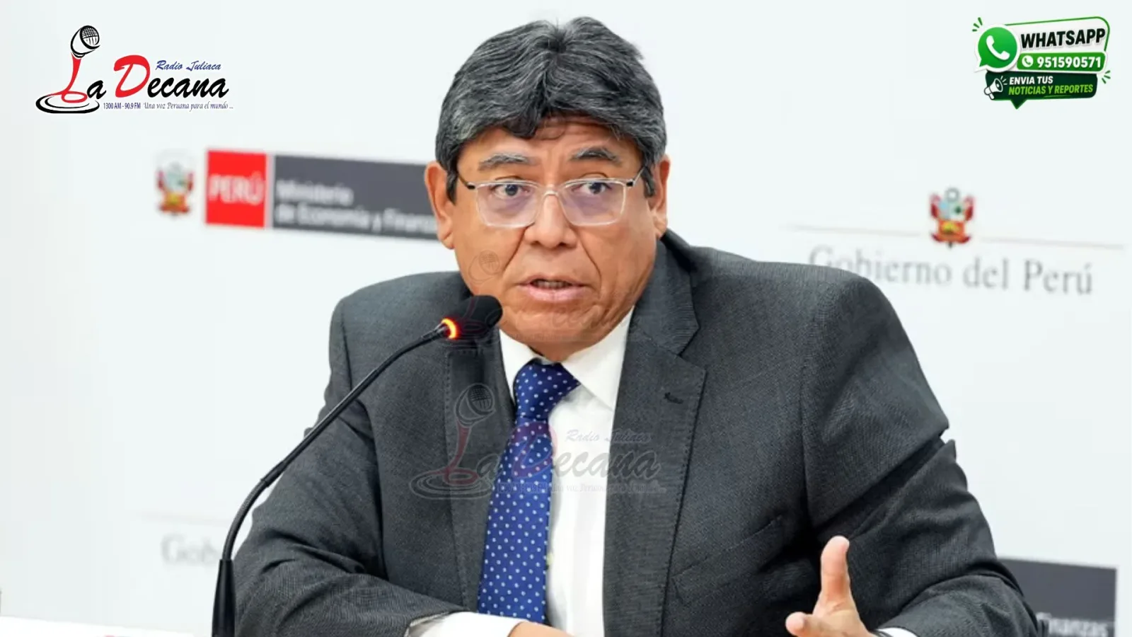 El ministro de Economía, Elmer Cuba