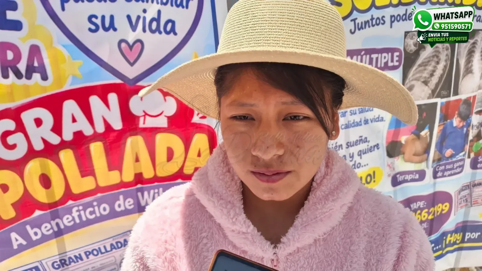 Liseth Condori Coaquira, hermana mayor del Wilmer Josué Condori Coaquira