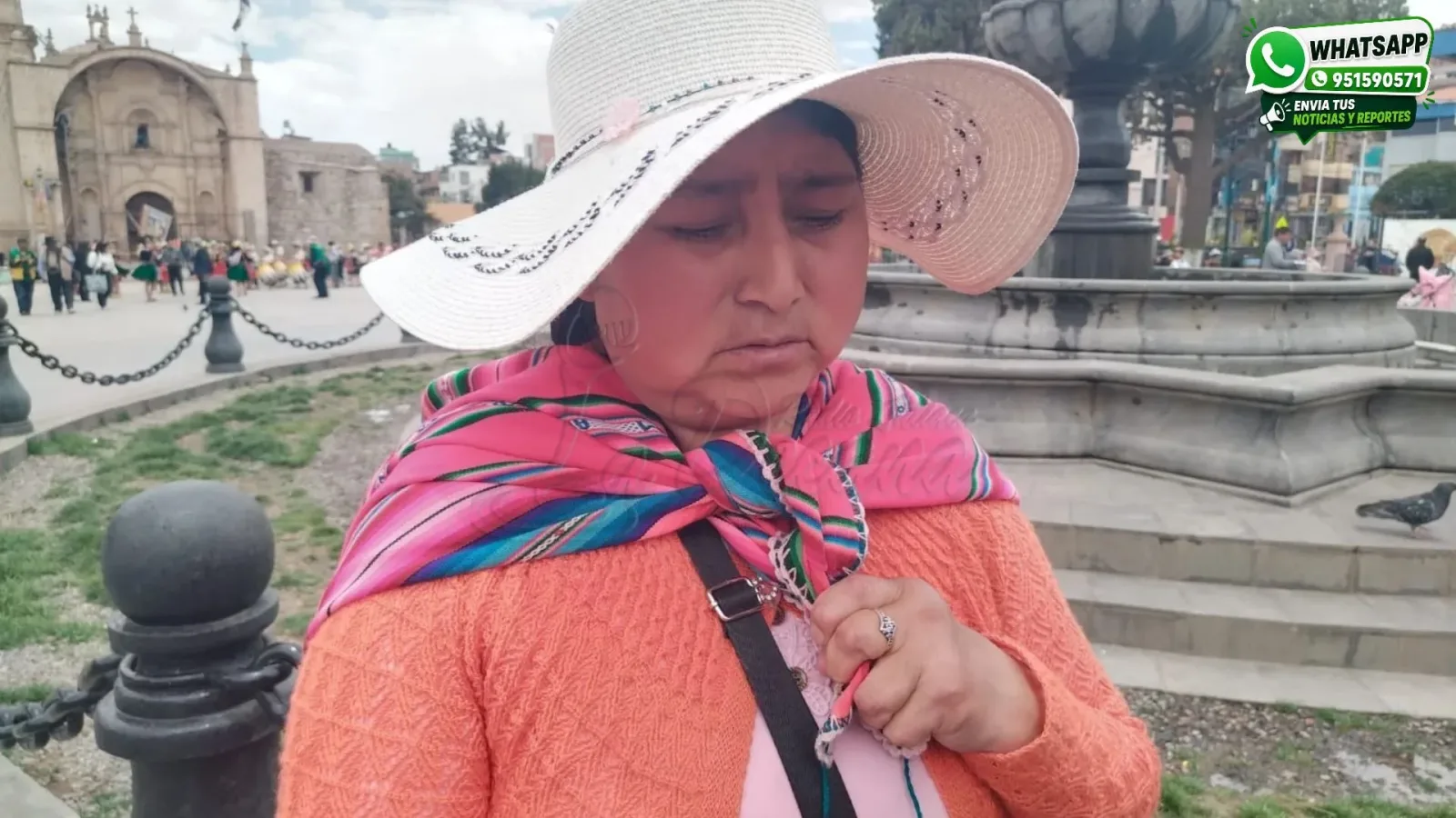mujer de nacionalidad boliviana, identificada como María González Condori