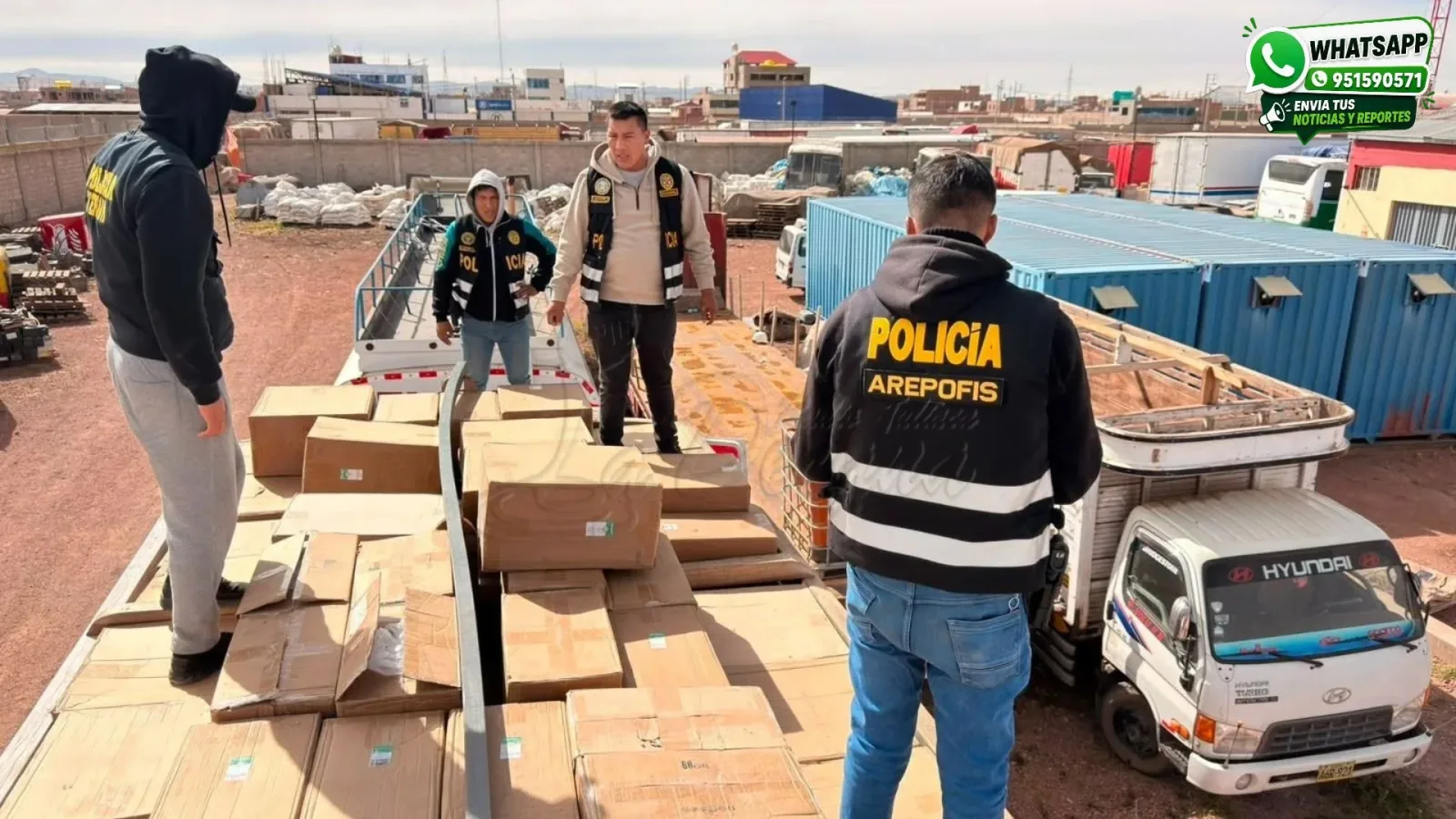 Condenan a 6 años y 10 meses de prisión a sujeto por contrabando de cigarrillos valorizados en más de s 8.6 millones