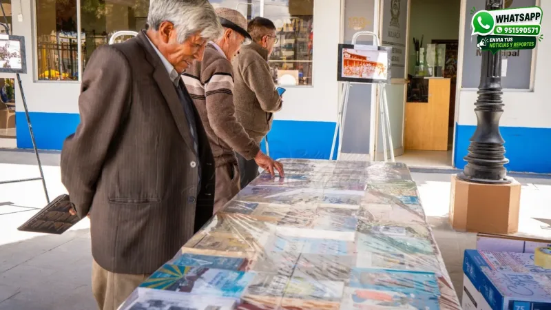 Exponen cien publicaciones históricas de Juliaca por el centenario de la provincia de San Román