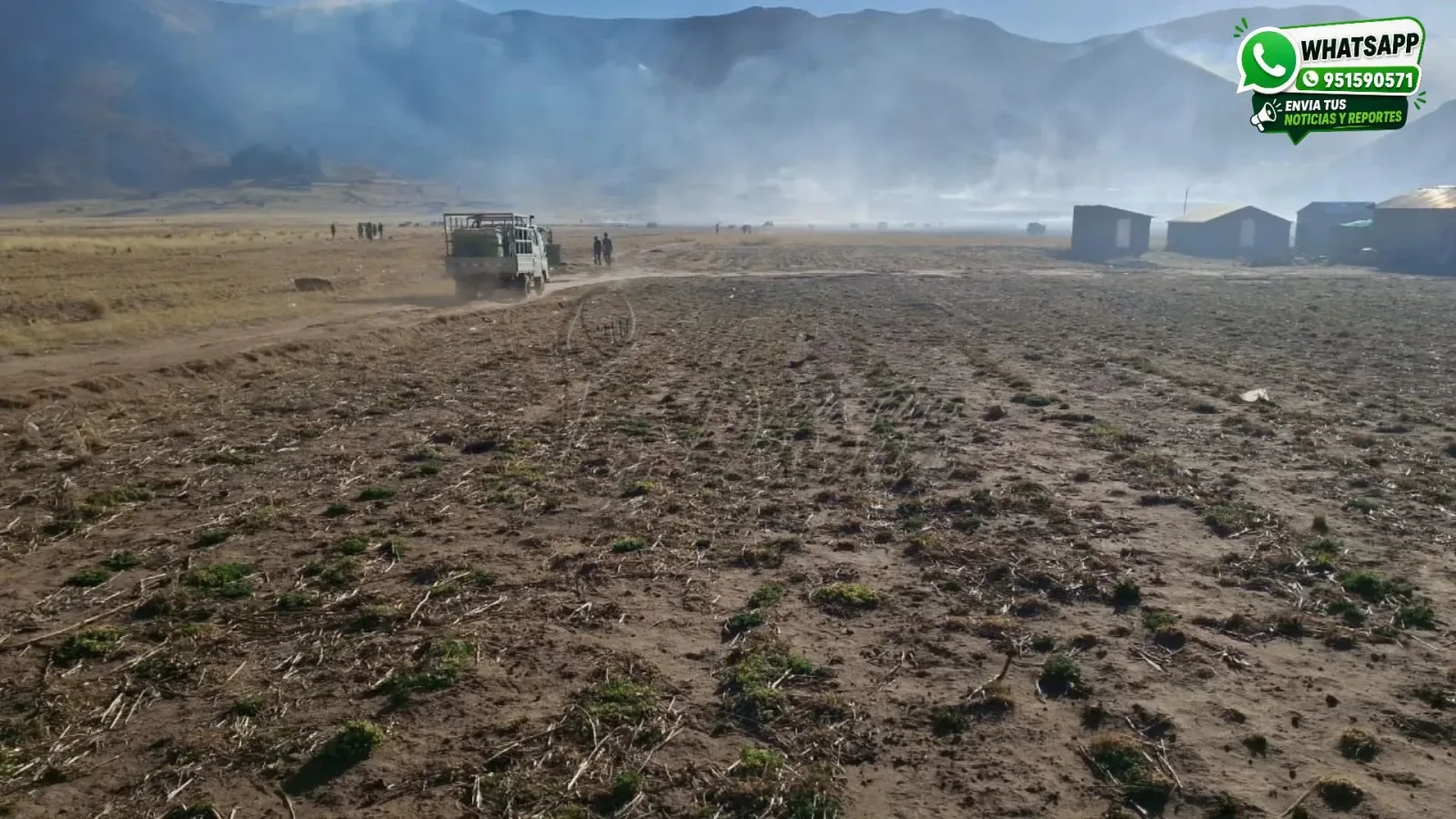 Incendio forestal se reaviva en la comunidad de Sara y moradores piden ayuda urgente a los bomberos