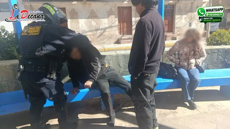 personas en aparente estado de ebriedad