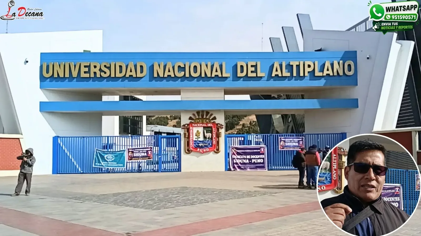 Docentes de la UNA Puno acatan paro preventivo de 48 horas para exigir incremento salarial