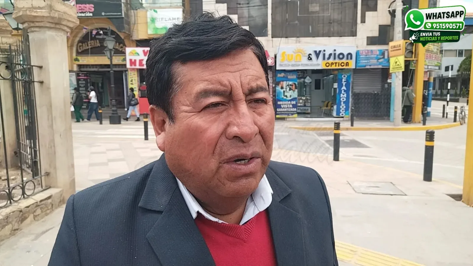 exsecretario general del SUTEP, base San Román de Juliaca, Mario Salomón Zapana Palomino