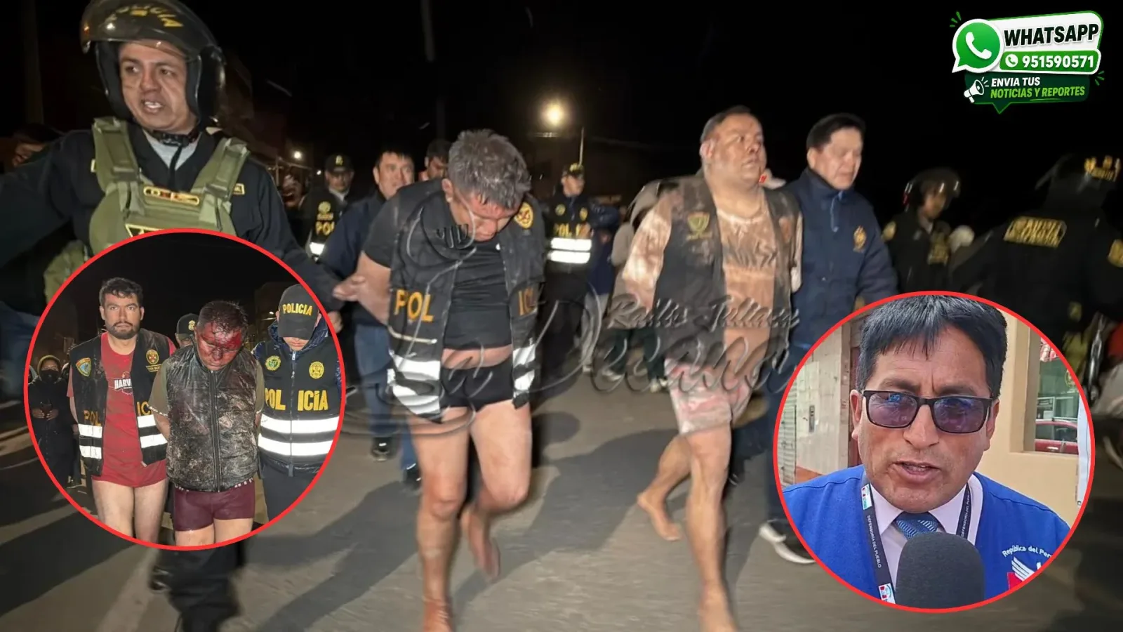 Intervienen-a-tres-policías-y-un-civil-tras-presunto-asalto-a-vivienda-en-Juliaca