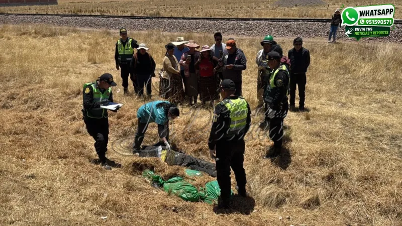 Hallan a varón sin vida en canaleta de la vía Juliaca–Azángaro investigan presunto atropello y fuga