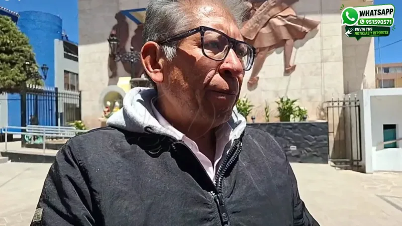 ex candidato a la alcaldía de la provincia de San Román, Hernán Pantigoso Cutipa
