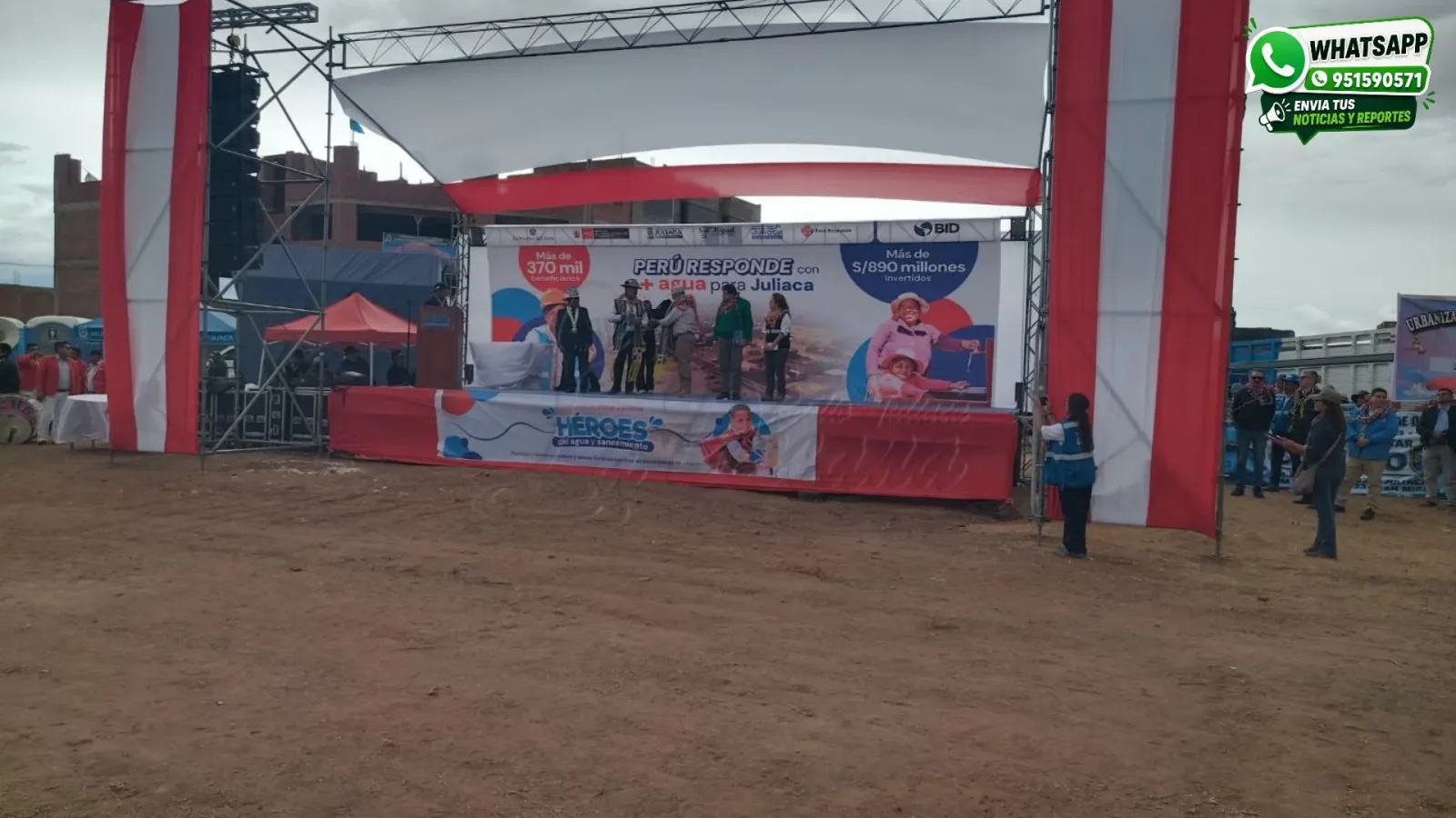 Firman contrato de la cuarta etapa del PIAA de Juliaca y anuncian impulso a la PTAR y al Drenaje Pluvial
