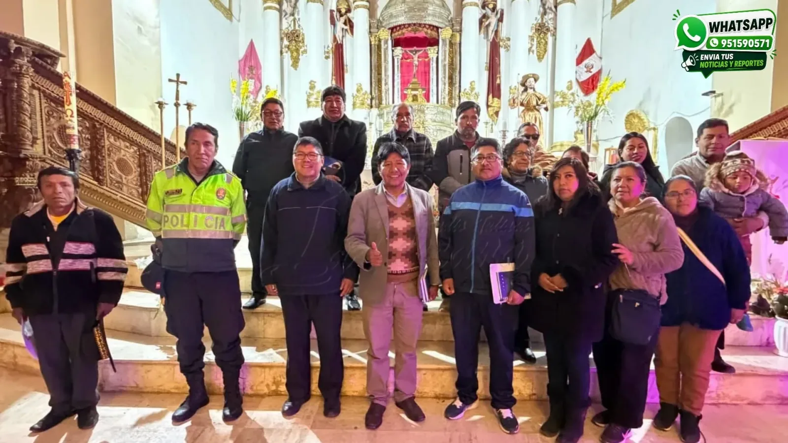 Lampa coordina medidas de seguridad y organización para la Festividad de la Inmaculada Concepción 2026