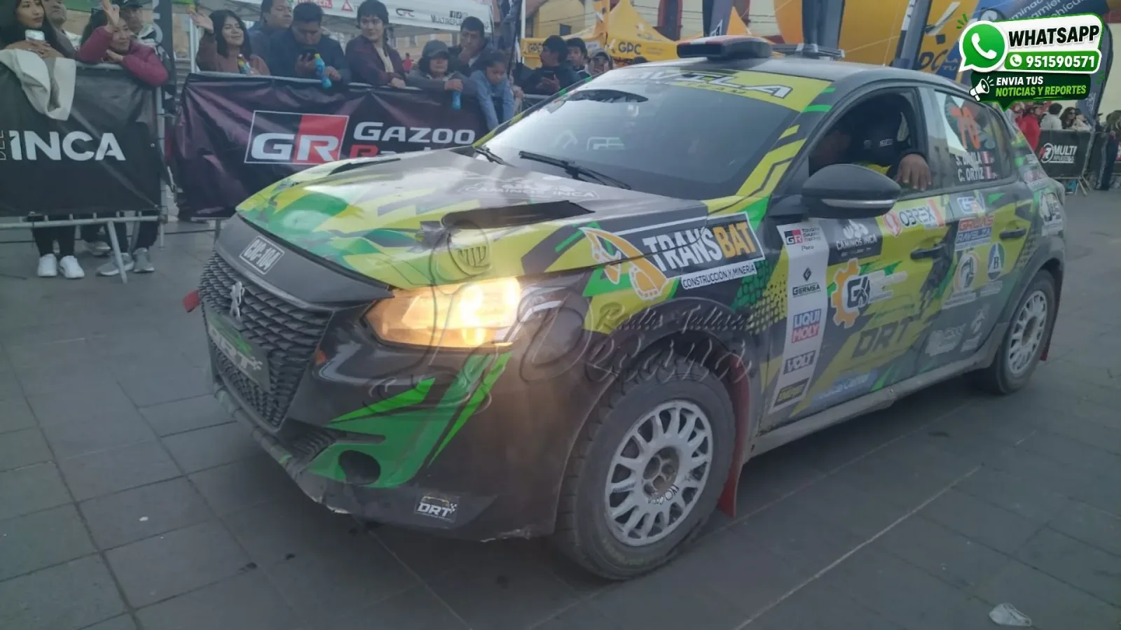 69 vehículos completaron la quinta etapa del Rally Caminos del Inca 2026 y llegaron a Puno