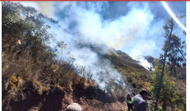 agricultor fue condenado por provocar un incendio forestal -CUSCO