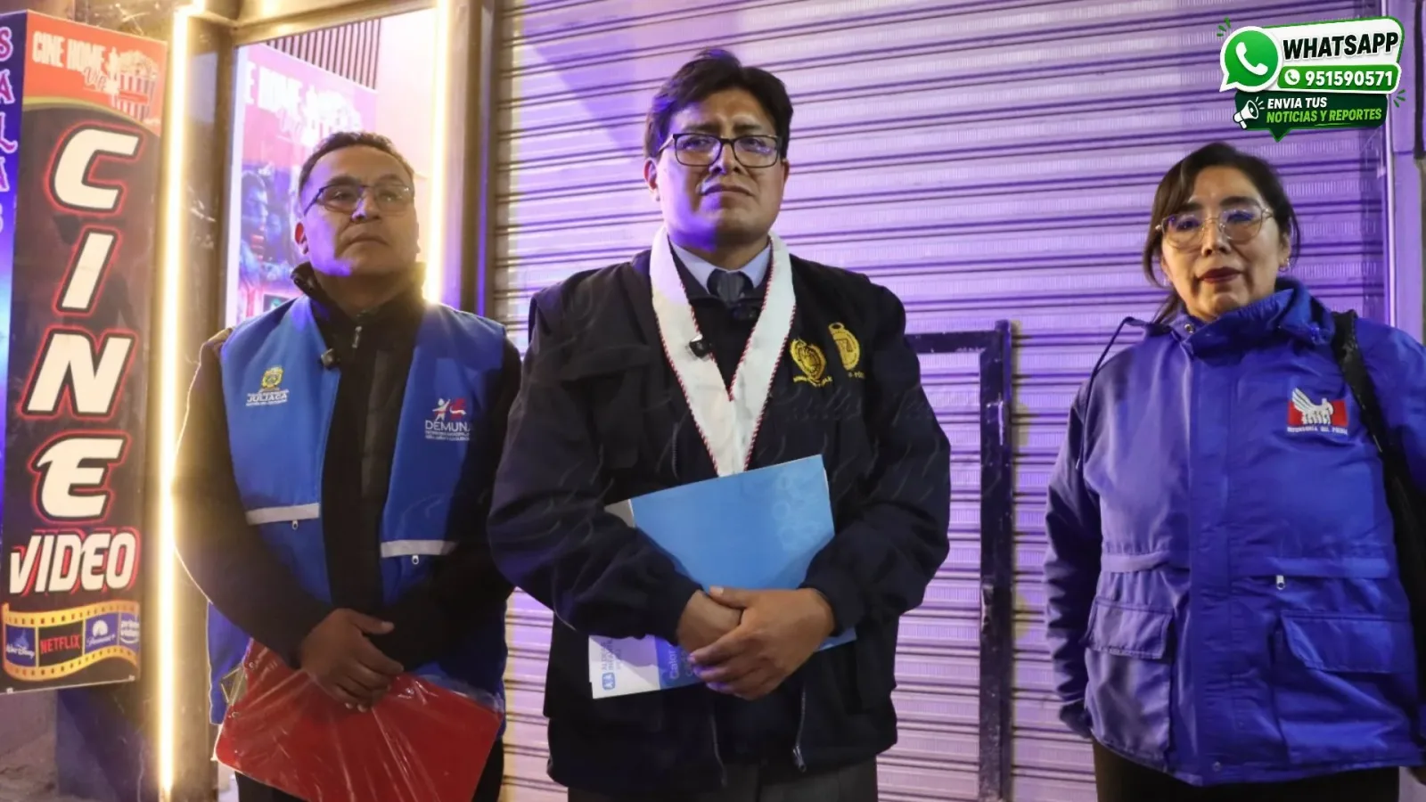 Operativo en VIDEOCINES de Juliaca identifica a 40 menores de edad, la mayoría escolares