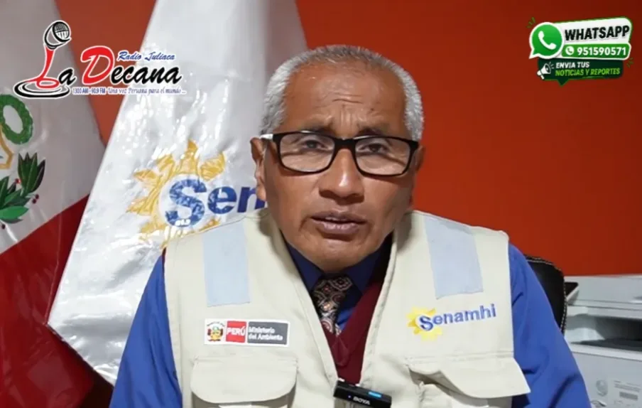 director zonal 13 del Senamhi Puno, Sixto Flores Sancho,