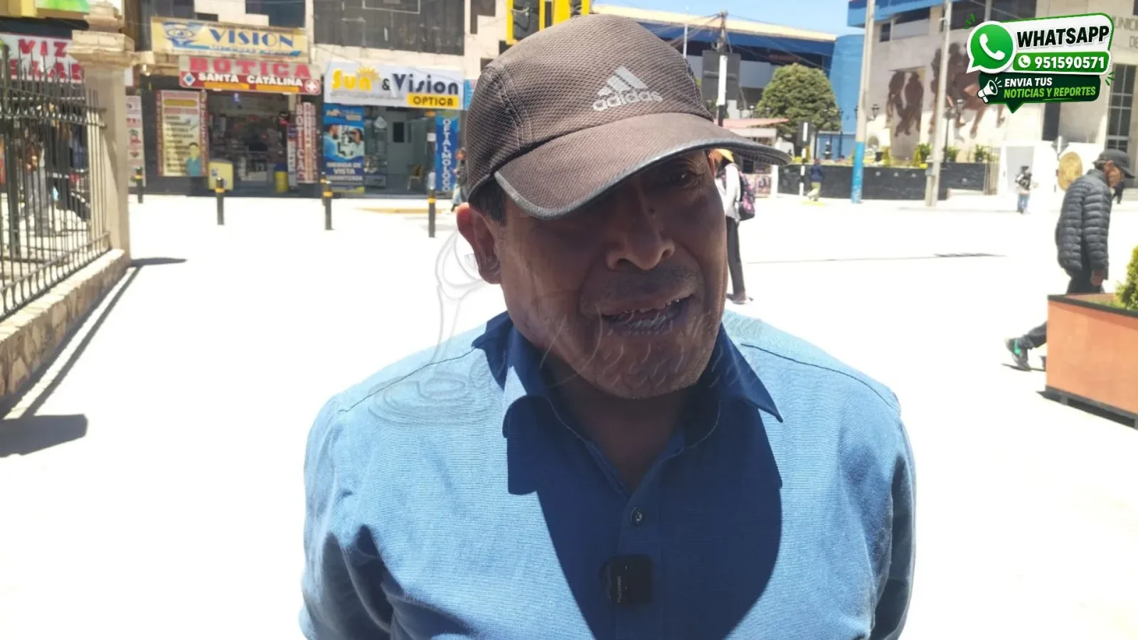 Presidente encargado de las Cuatro Zonas de Juliaca, Juan Zapata Chambilla