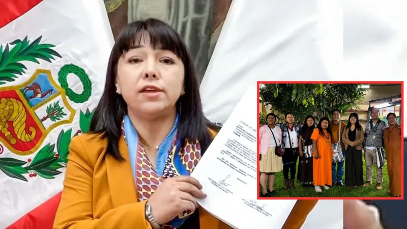 senadora de Ahora Nación, Mirtha Vásquez