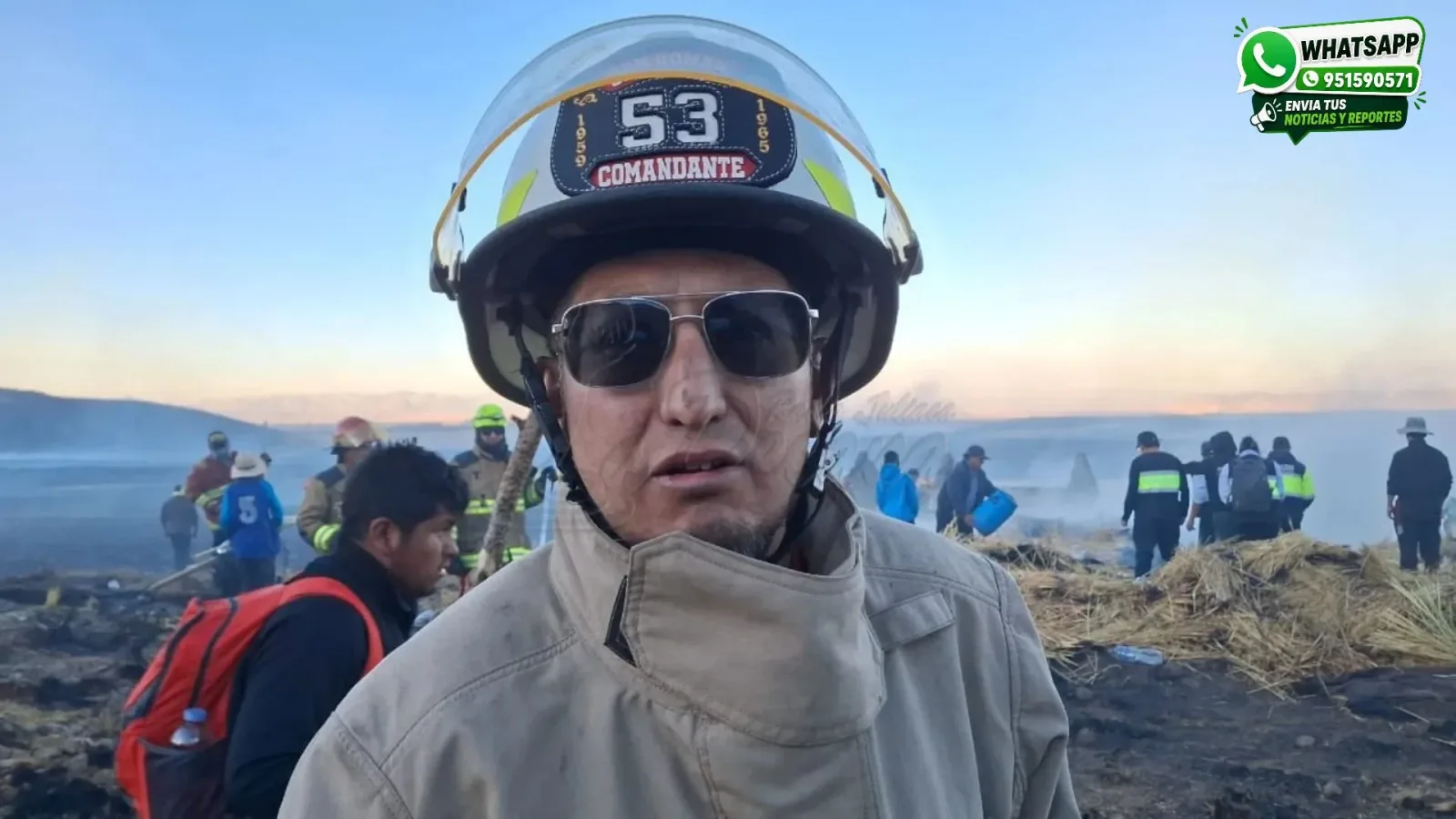 Comandante-de-la-Compañía-de-Bomberos-N.°-53-de-San-Román-Lui-Frisancho-Aroco-Incendios