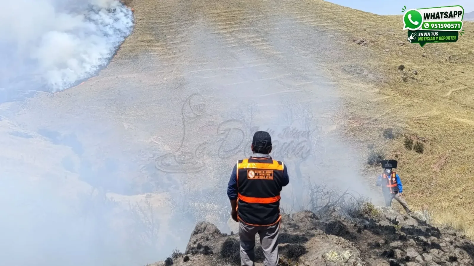 Incendio en Lampa