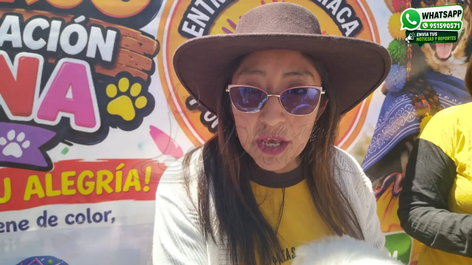 Hilda Huayapa Sánchez, integrante de Entre Patas Juliaca