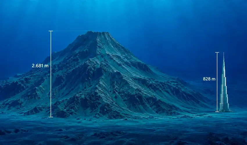 Descubrieron un gigantesco monte submarino entre Perú y Chile