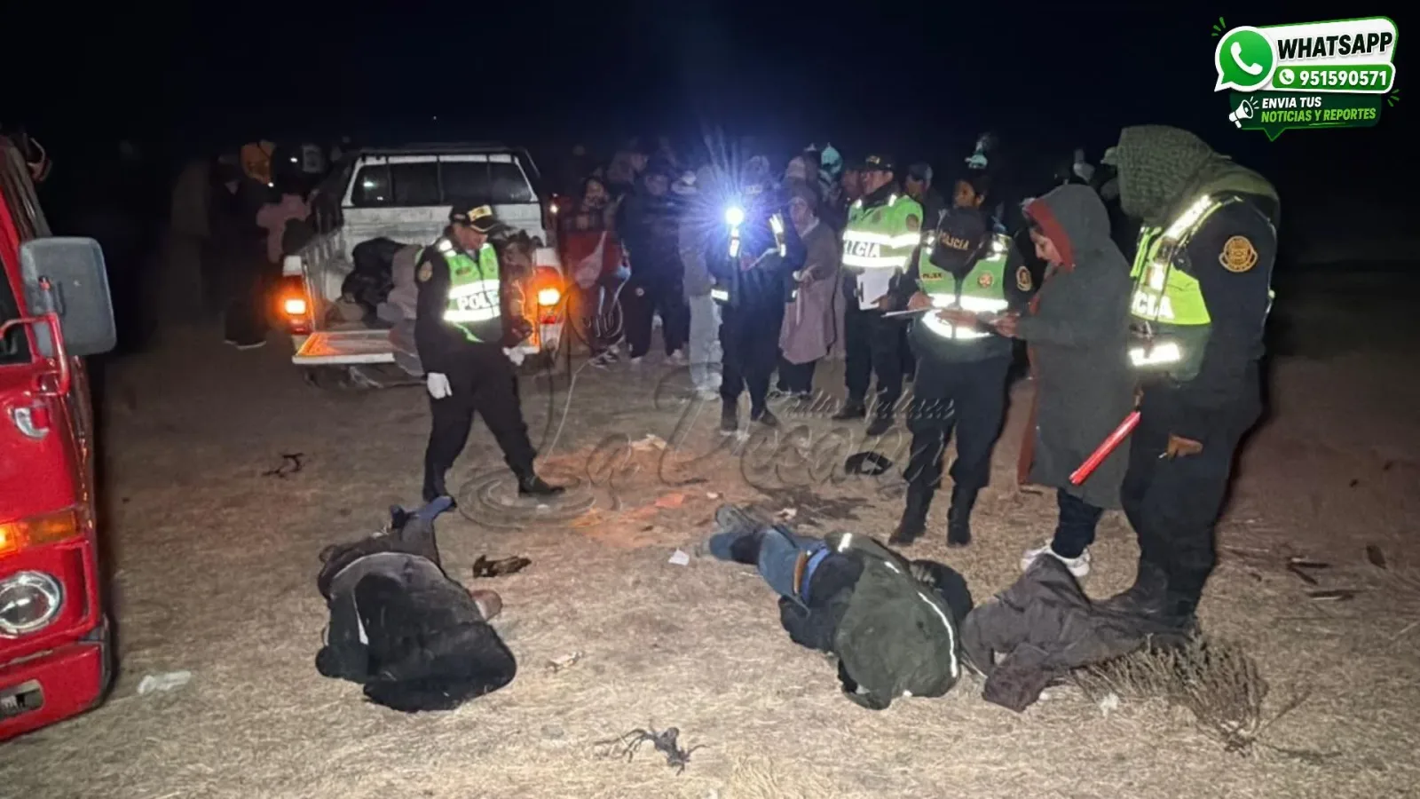 Cinco fallecidos y tres heridos dejo accidente entre camioneta y un Hyundai H-1 en la vía Juliaca–Azángaro