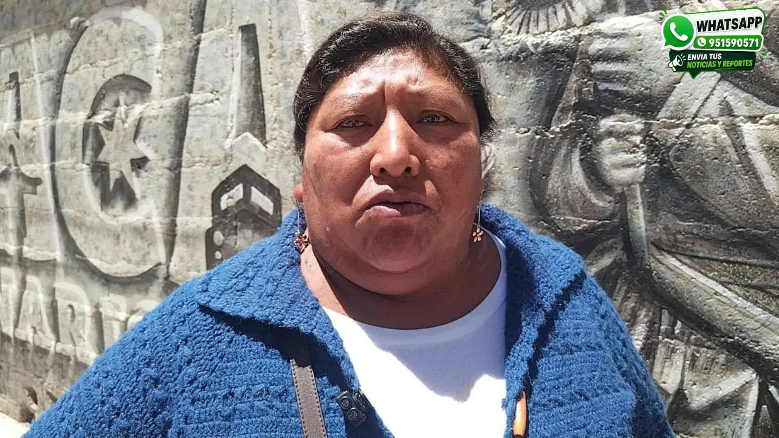 presidenta de la urbanización Santa Catalina, Dora Quecara Adco