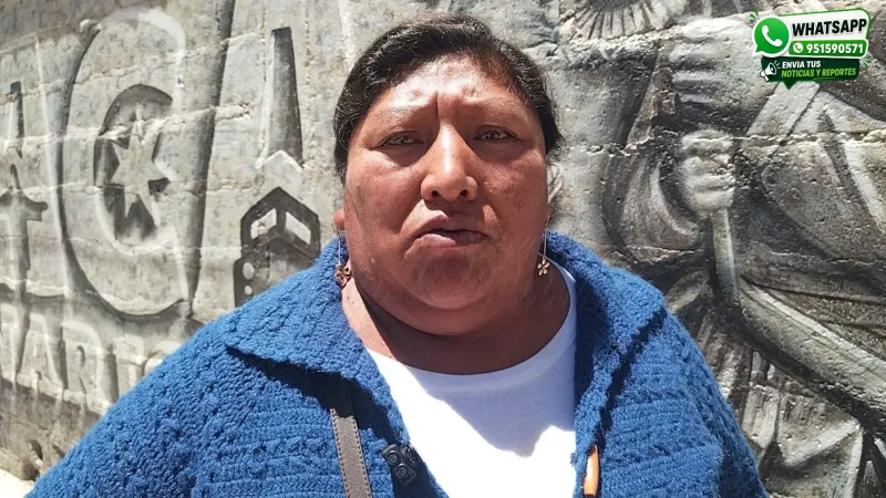 presidenta de la urbanización Santa Catalina, Dora Quecara Adco